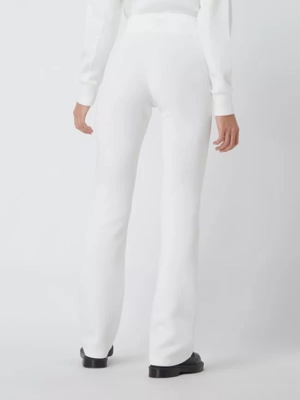 Guess Activewear Flared Leggings Aus Scuba – Weiß 6