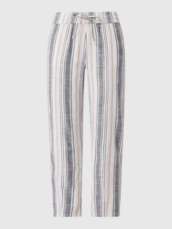 Gerry Weber Edition Culotte Aus Leinenmischung – Marineblau 3