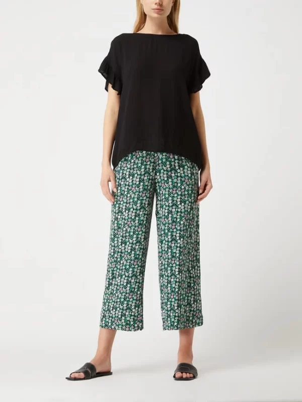 ICHI Culotte Aus Viskose Modell ‚Marrakech‘ – Grün 1