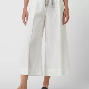 Gerry Weber Culotte Aus Leinen – Offwhite 13