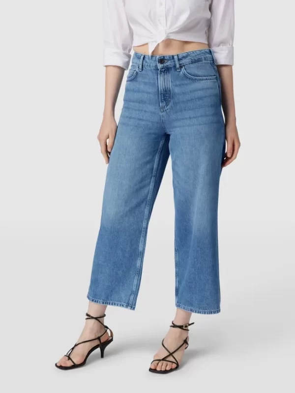 Marc O’Polo Jeans Mit Label-Patch Aus Leder – Hellblau 5