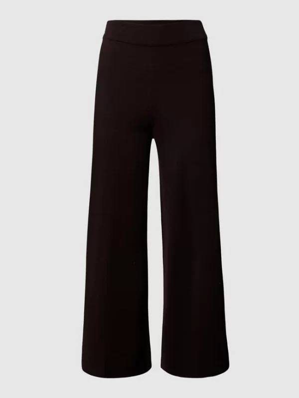 Drykorn High Waist Culotte Aus Schurwoll-Baumwoll-Mix – Dunkelbraun 3