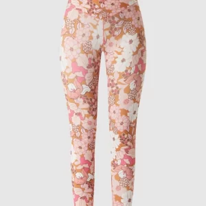 Aerie Sportleggings Mit Floralem Muster – Rosa 9
