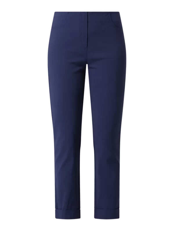 STEHMANN Straight Fit Ankle Cut Schlupfhose Mit Stretch-Anteil Modell ‘Igor’ – Royalblau 3