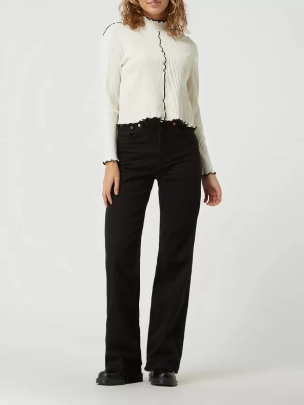 Mango Regular Fit Jeans Aus Baumwolle ‘Telma’ – Schwarz 1