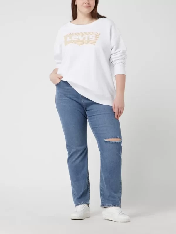 Levi’s® Plus PLUS SIZE Straight Fit High Rise Jeans Mit Stretch-Anteil Modell ‘724™’ – Jeans 1