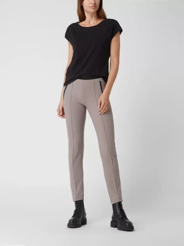 Toni Dress Regular Fit Schlupfhose Mit Stretch-Anteil Modell ‚Jenny‘ – Taupe 1