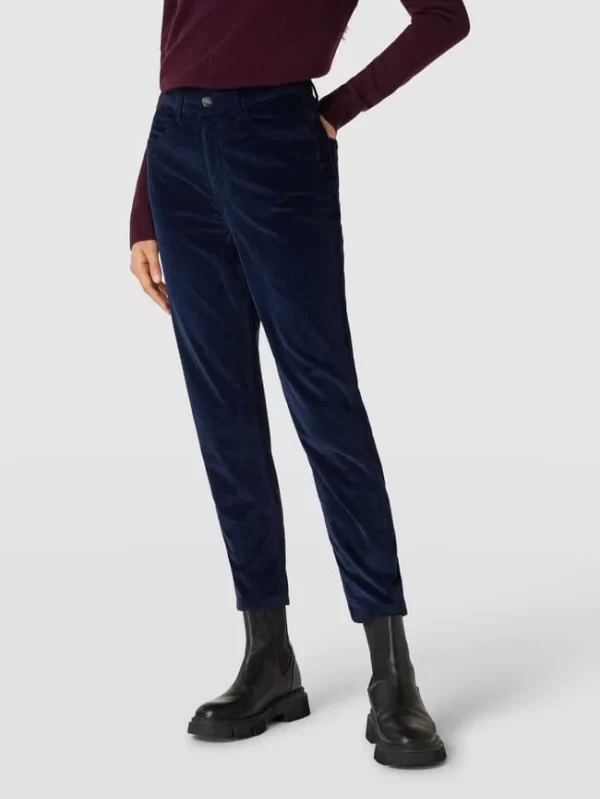 Rich & Royal Cordhose Mit Stretch-Anteil – Marineblau 5