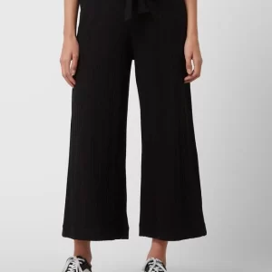 Tom Tailor Culotte Mit Rippenstruktur – Schwarz 13