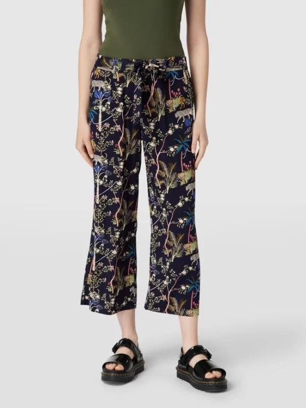 Christian Berg Woman Culotte Mit Allover-Muster – Dunkelblau 5