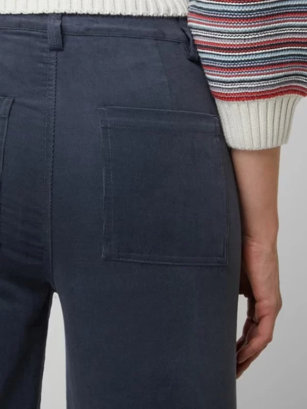 Soaked In Luxury Culotte Aus Feincord Modell ‚Jill‘ – Anthrazit 4
