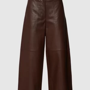 Weekend Max Mara Culotte Aus Leder Modell ‚Gong‘ – Cognac 9