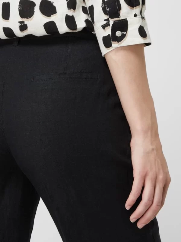 Taifun Culotte Aus Leinen – Schwarz 4