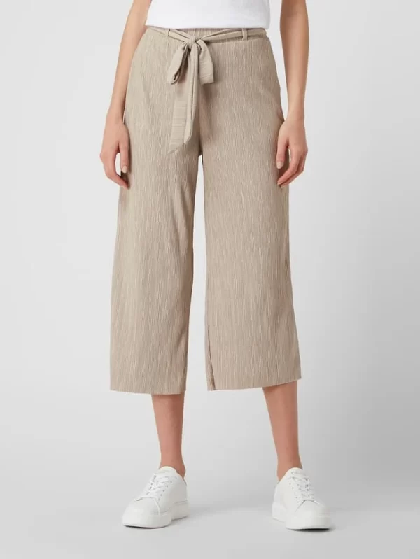 Esprit Culotte Mit Gürtel Zum Binden – Taupe 5