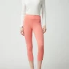 DKNY Cropped Leggings Mit Stretch-Anteil – Koralle Meliert 17