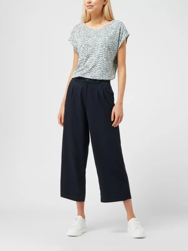S.Oliver RED LABEL Culotte Mit Bundfalten – Schwarz 1