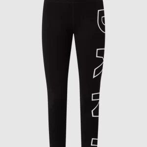 DKNY PERFORMANCE High Waist Sportleggings Mit Logo-Print – Weiß 10