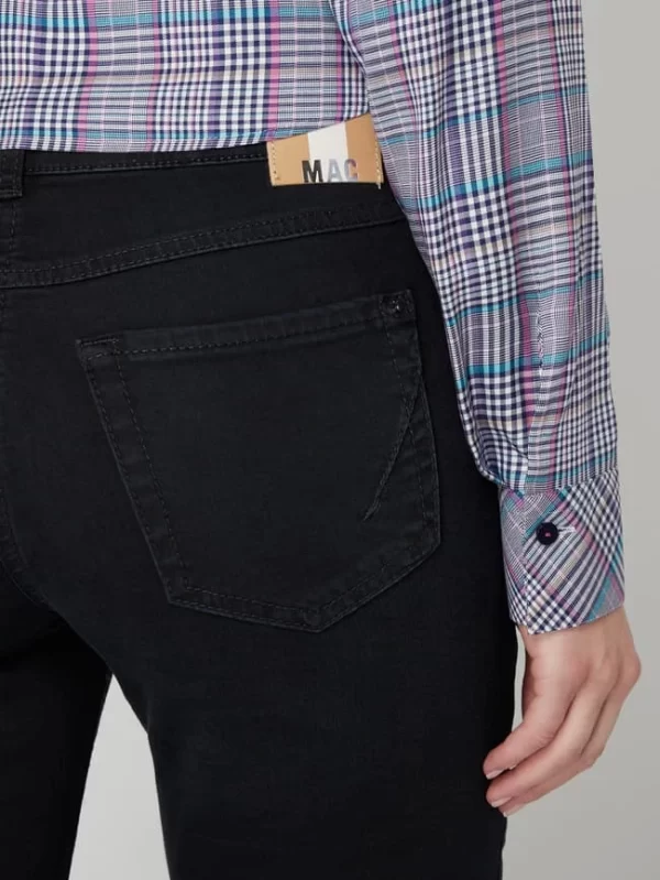 MAC Straight Fit Jeans Mit Stretch-Anteil – Dunkelblau 4
