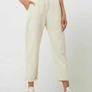 Mango Cropped High Waist Jeans Aus Baumwolle Modell ‘Slouchy’ – Offwhite 13
