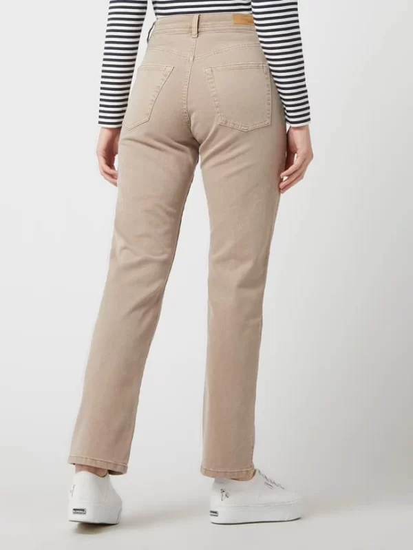 Esprit Straight Fit High Rise Jeans Mit Stretch-Anteil – Taupe 6