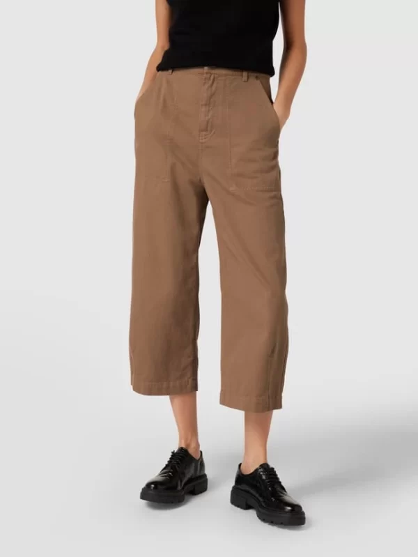 Weekend Max Mara Culotte Aus Baumwolle Modell ‚Milord‘ – Mittelbraun 5