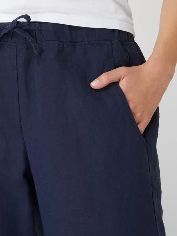 Zerres Schlupfhose Mit Leinen-Anteil – Blau 4