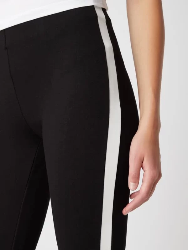 Only Leggings Mit Kontraststreifen – Schwarz 4