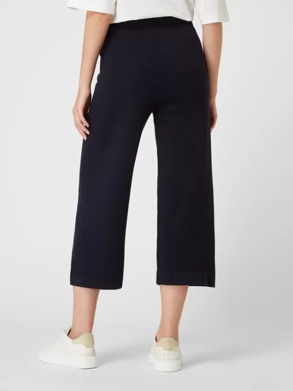Fynch-Hatton Culotte Mit Elastischem Bund – Marineblau 6