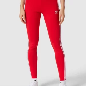 Adidas Originals Leggings Mit Kontraststreifen – Rot 13