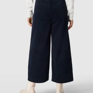 ICHI Culotte In Cord-Optik – Marineblau 15