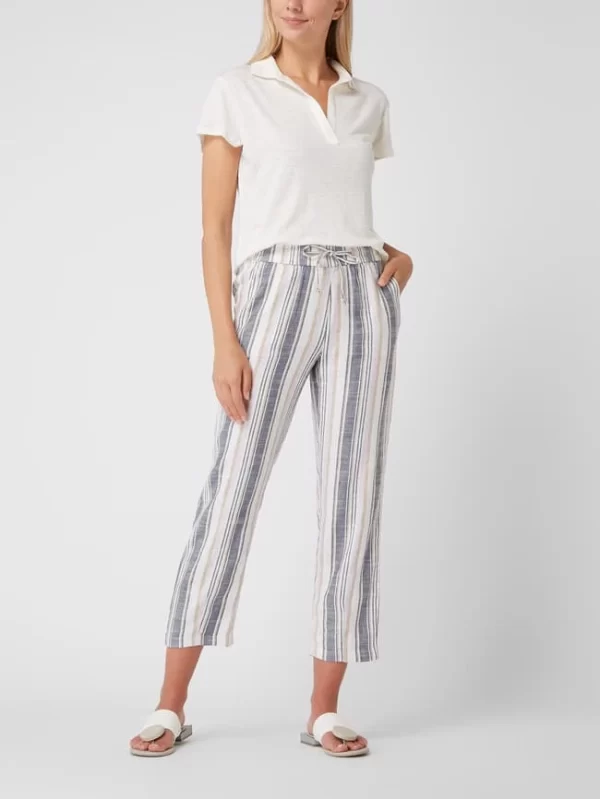 Gerry Weber Edition Culotte Aus Leinenmischung – Marineblau 1