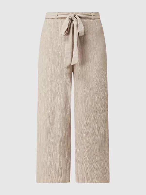Esprit Culotte Mit Gürtel Zum Binden – Taupe 3