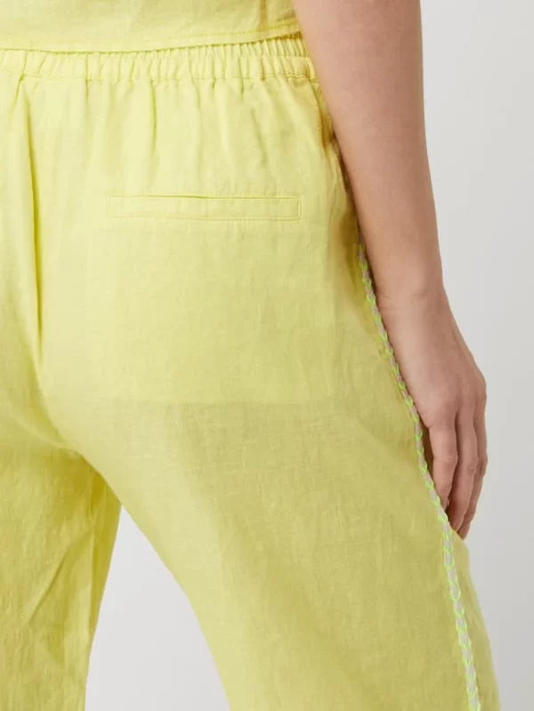 Emily Van Den Bergh Culotte Aus Leinen – Hellgelb 4