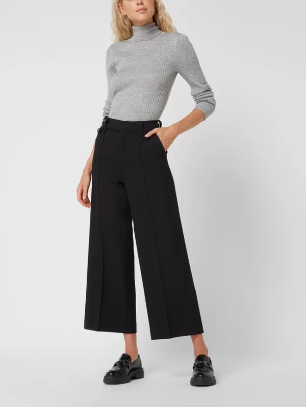 Rosner Culotte Mit Stretch-Anteil Modell ‚May‘ – Schwarz 1