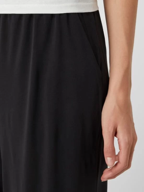 Vila Culotte Aus Modalmischung – Schwarz 4