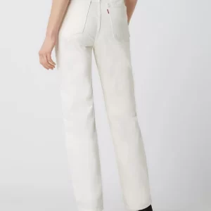 Levi’s® Slim Straight Fit High Waist Jeans Aus Baumwolle Modell ’70s™’ – Offwhite 15