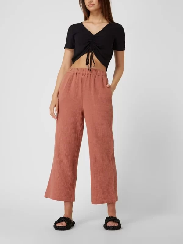 Soaked In Luxury Culotte Mit Elastischem Bund Modell ‚Viana‘ – Rostrot 1