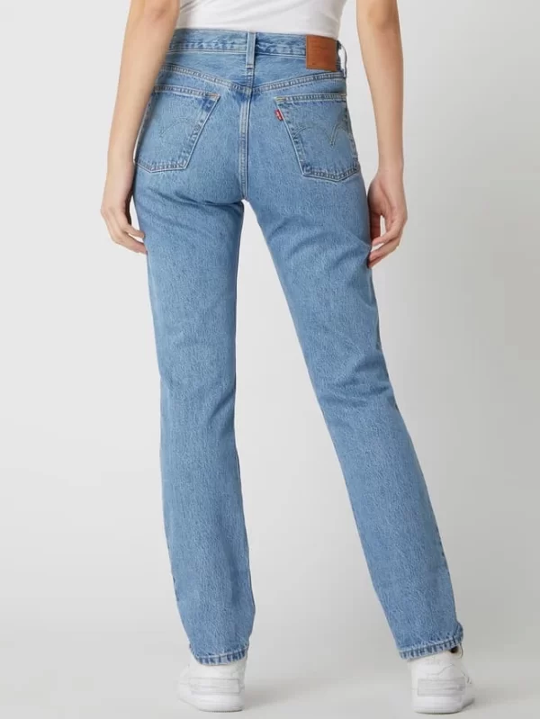 Levi’s® 300 Straight Fit Jeans Aus Baumwolle Modell ‘501™’ – Hellblau 6