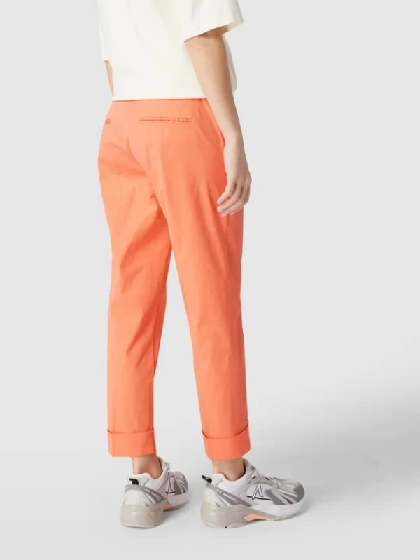 Raffaello Rossi Cropped Slim Fit Chino Mit Stretch-Anteil Modell ‚Dora‘ – Orange 6