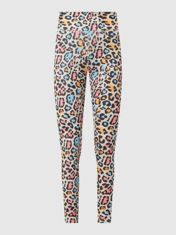 Frieda & Freddies Sportleggings Mit Leopardenmuster – Beige 3