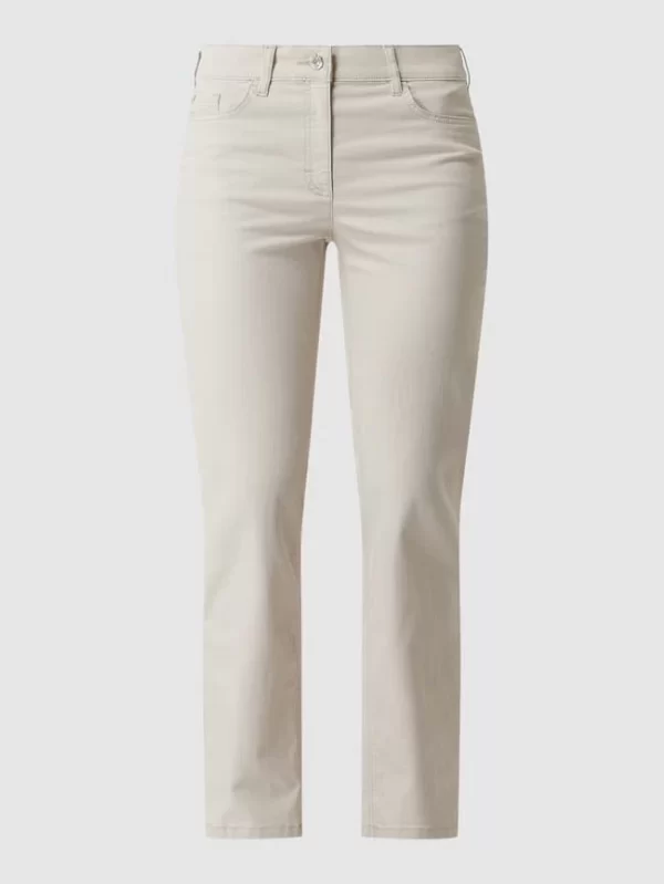 Zerres Straight Fit Jeans Mit Stretch-Anteil Modell ‘Greta’ – Kitt 3