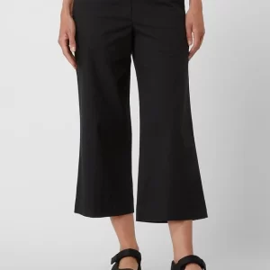Milano Italy Culotte Aus Baumwoll-Leinen-Mix – Schwarz 13