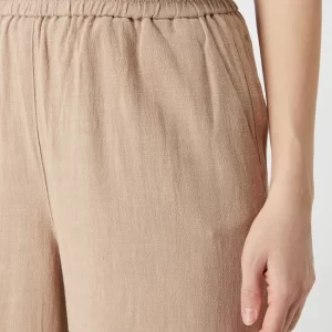 Pieces Culotte Aus Viskose-Leinen-Mix Modell ‚Vinsty‘ – Terrakotta 11
