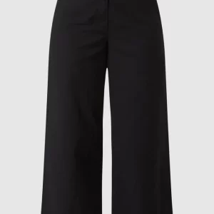 Milano Italy Culotte Aus Baumwoll-Leinen-Mix – Schwarz 9