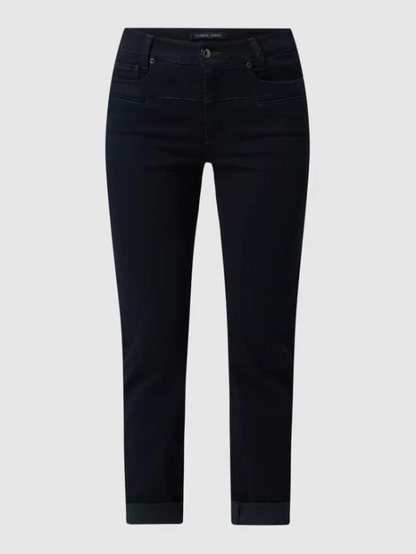 Cambio Straight Fit Jeans Mit Stretch-Anteil Modell ‘Pearlie’ – Dunkelblau 3