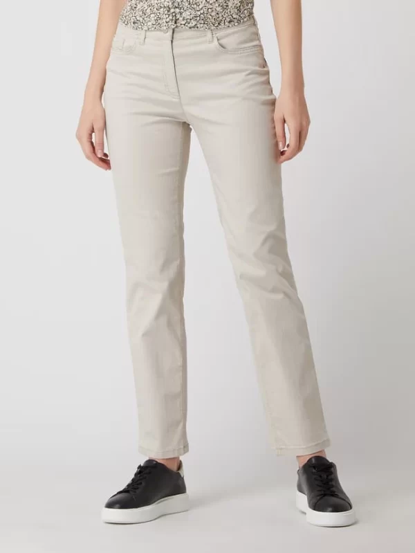 Zerres Straight Fit Jeans Mit Stretch-Anteil Modell ‘Greta’ – Kitt 5