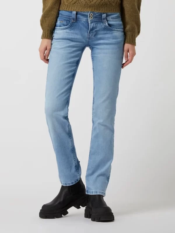 Pepe Jeans Straight Fit Jeans Mit Stretch-Anteil – Hellblau 5
