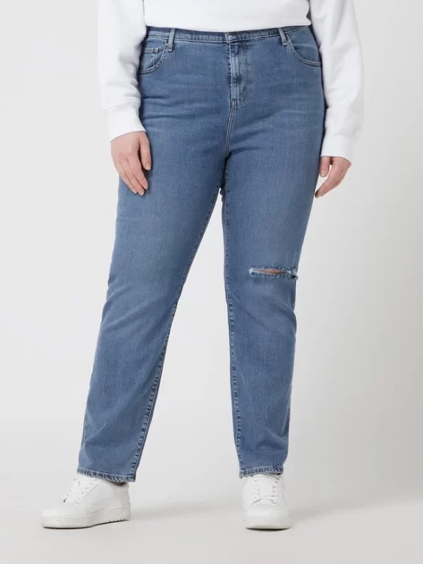 Levi’s® Plus PLUS SIZE Straight Fit High Rise Jeans Mit Stretch-Anteil Modell ‘724™’ – Jeans 5