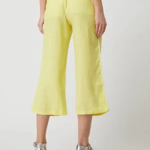 Emily Van Den Bergh Culotte Aus Leinen – Hellgelb 16