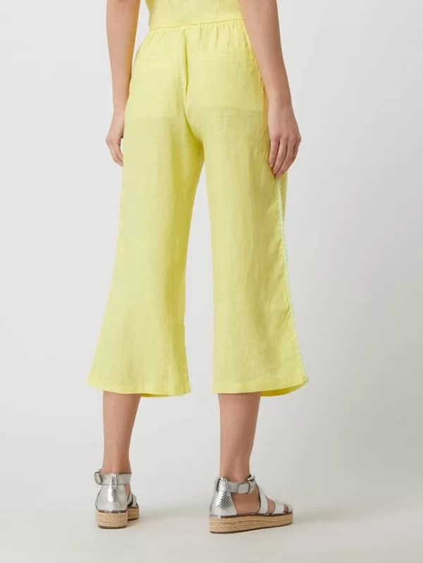 Emily Van Den Bergh Culotte Aus Leinen – Hellgelb 6